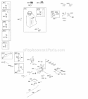 Controls Fuel Supply Governor Spring Diagram and Parts List for  Briggs and Stratton Engine